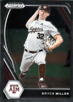 #PDP113 Bryce Miller - Texas A&M Aggies - 2021 Panini Prizm Draft Picks Baseball