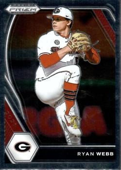 #PDP125 Ryan Webb - Georgia Bulldogs - 2021 Panini Prizm Draft Picks - Pink Velocity Prizm Baseball