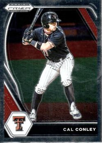 #PDP126 Cal Conley - Texas Tech Red Raiders - 2021 Panini Prizm Draft Picks Baseball