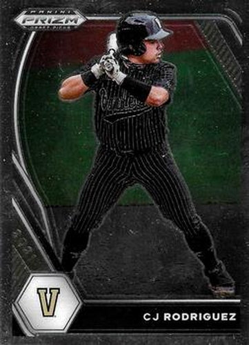 #PDP158 CJ Rodriguez - Vanderbilt Commodores - 2021 Panini Prizm Draft Picks Baseball