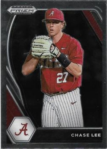 #PDP164 Chase Lee - Alabama Crimson Tide - 2021 Panini Prizm Draft Picks - Pink Velocity Prizm Baseball