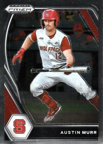 #PDP165 Austin Murr - NC State Wolfpack - 2021 Panini Prizm Draft Picks Baseball