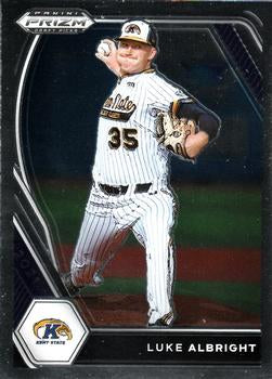 #PDP168 Luke Albright - Kent State Golden Flashes - 2021 Panini Prizm Draft Picks Baseball