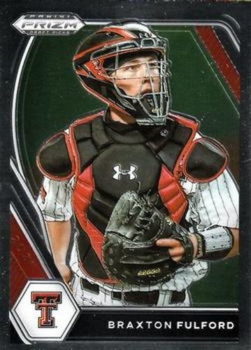 #PDP170 Braxton Fulford - Texas Tech Red Raiders - 2021 Panini Prizm Draft Picks Baseball