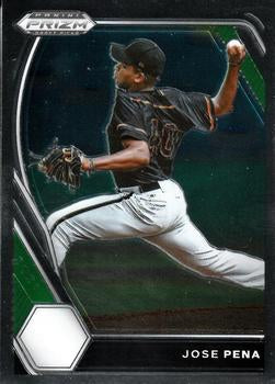 #PDP175 Jose Pena - Tampa Preparatory School - 2021 Panini Prizm Draft Picks - Pink Velocity Prizm Baseball