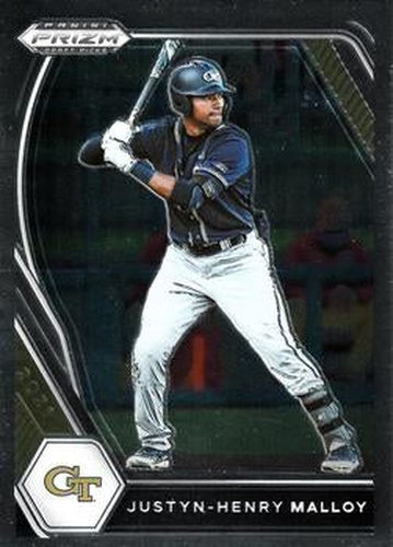 #PDP187 Justyn-Henry Malloy - Georgia Tech Yellow Jackets - 2021 Panini Prizm Draft Picks - Pink Velocity Prizm Baseball