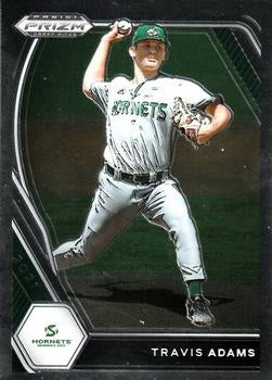 #PDP189 Travis Adams - Sacramento State Hornets - 2021 Panini Prizm Draft Picks - Pink Velocity Prizm Baseball
