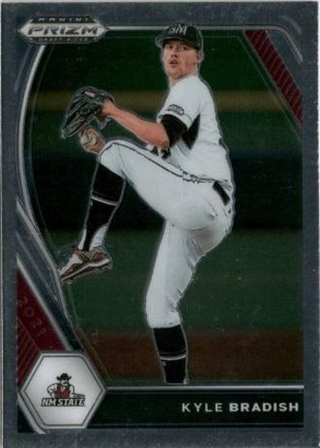#PDP194 Kyle Bradish - New Mexico State Aggies - 2021 Panini Prizm Draft Picks - Pink Velocity Prizm Baseball