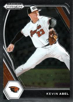 #PDP195 Kevin Abel - Oregon State Beavers - 2021 Panini Prizm Draft Picks - Pink Velocity Prizm Baseball