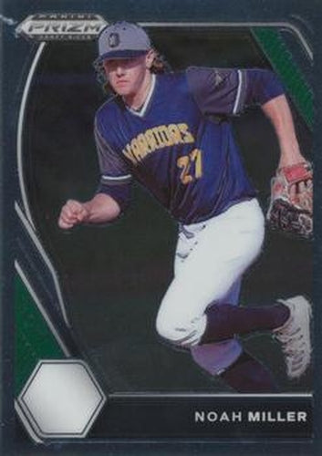 #PDP36 Noah Miller - Ozaukee High School - 2021 Panini Prizm Draft Picks - Pink Velocity Prizm Baseball