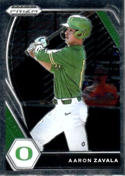 #PDP38 Aaron Zavala - Oregon Ducks - 2021 Panini Prizm Draft Picks - Pink Velocity Prizm Baseball