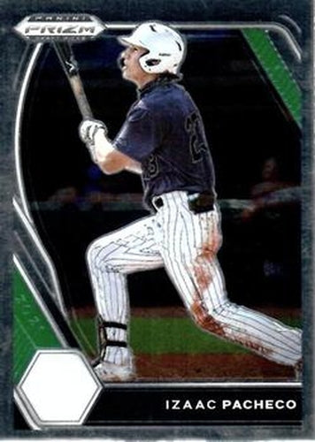#PDP39 Izaac Pacheco - Friendswood High School - 2021 Panini Prizm Draft Picks - Pink Velocity Prizm Baseball