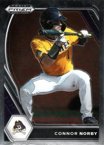 #PDP41 Connor Norby - East Carolina Pirates - 2021 Panini Prizm Draft Picks - Pink Velocity Prizm Baseball