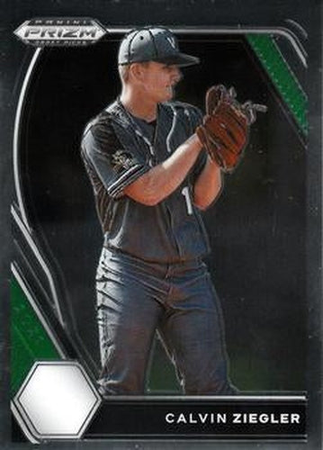 #PDP46 Calvin Ziegler - TNXL Academy - 2021 Panini Prizm Draft Picks - Pink Velocity Prizm Baseball