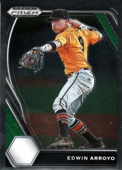 #PDP48 Edwin Arroyo - Arecibo Baseball Academy PR - 2021 Panini Prizm Draft Picks - Pink Velocity Prizm Baseball