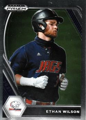 #PDP49 Ethan Wilson - South Alabama Jaguars - 2021 Panini Prizm Draft Picks - Pink Velocity Prizm Baseball