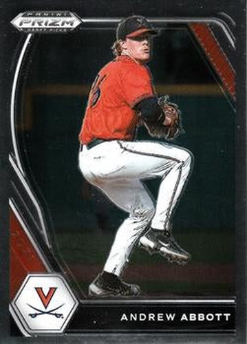 #PDP53 Andrew Abbott - Virginia Cavaliers - 2021 Panini Prizm Draft Picks - Pink Velocity Prizm Baseball