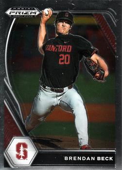 #PDP55 Brendan Beck - Stanford Cardinal - 2021 Panini Prizm Draft Picks Baseball