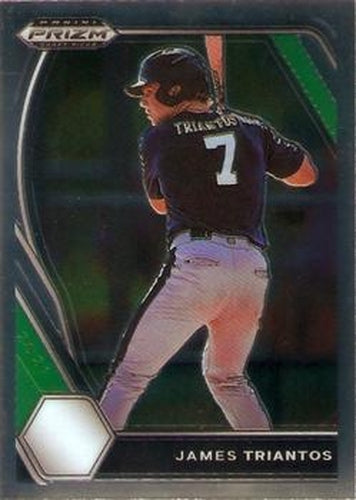 #PDP56 James Triantos - Madison High School VA - 2021 Panini Prizm Draft Picks - Pink Velocity Prizm Baseball