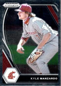 #PDP63 Kyle Manzardo - Washington State Cougars - 2021 Panini Prizm Draft Picks - Pink Velocity Prizm Baseball
