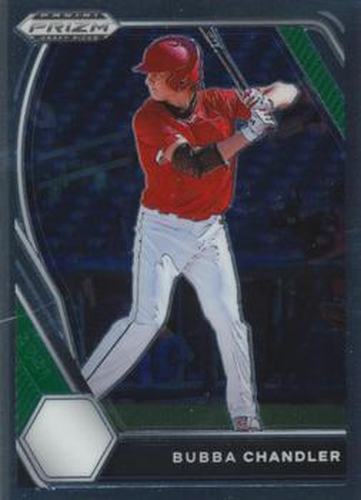 #PDP72 Bubba Chandler - North Oconee High School - 2021 Panini Prizm Draft Picks - Pink Velocity Prizm Baseball