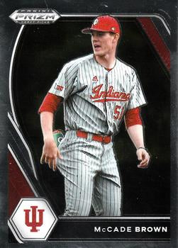 #PDP79 McCade Brown - Indiana Hoosiers - 2021 Panini Prizm Draft Picks Baseball