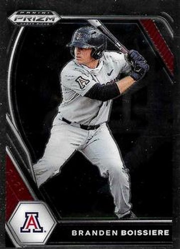 #PDP82 Branden Boissiere - Arizona Wildcats - 2021 Panini Prizm Draft Picks - Pink Velocity Prizm Baseball