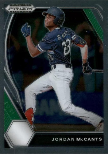 #PDP88 Jordan McCants - Pensacola Catholic High School - 2021 Panini Prizm Draft Picks - Pink Velocity Prizm Baseball