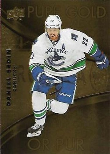 #PG-14 Daniel Sedin - Vancouver Canucks - 2016-17 Upper Deck Tim Hortons - Pure Gold Hockey