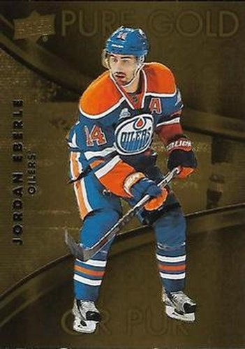 #PG-7 Jordan Eberle - Edmonton Oilers - 2016-17 Upper Deck Tim Hortons - Pure Gold Hockey