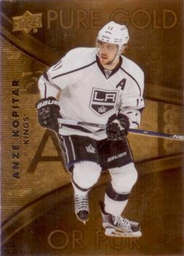 #PG-8 Anze Kopitar - Los Angeles Kings - 2016-17 Upper Deck Tim Hortons - Pure Gold Hockey