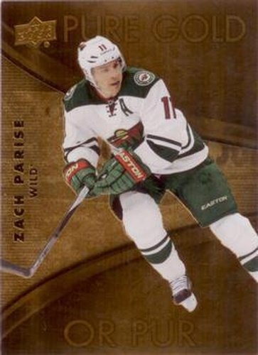 #PG-9 Zach Parise - Minnesota Wild - 2016-17 Upper Deck Tim Hortons - Pure Gold Hockey