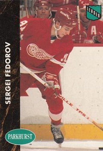 #PHC5 Sergei Fedorov - Detroit Red Wings - 1991-92 Parkhurst - Collectibles Hockey