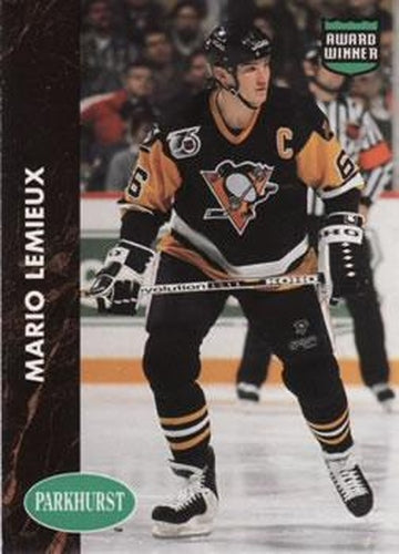 #PHC7 Mario Lemieux - Pittsburgh Penguins - 1991-92 Parkhurst - Collectibles Hockey