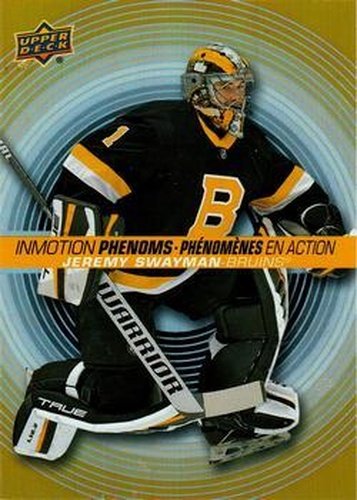 #PM-16 Jeremy Swayman - Boston Bruins - 2022-23 Upper Deck Tim Hortons - InMotion Phenoms Hockey