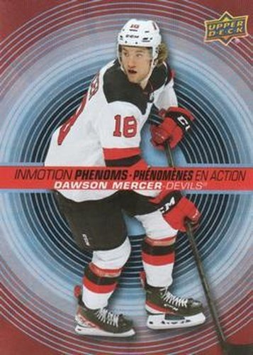 #PM-8 Dawson Mercer - New Jersey Devils - 2022-23 Upper Deck Tim Hortons - InMotion Phenoms Hockey