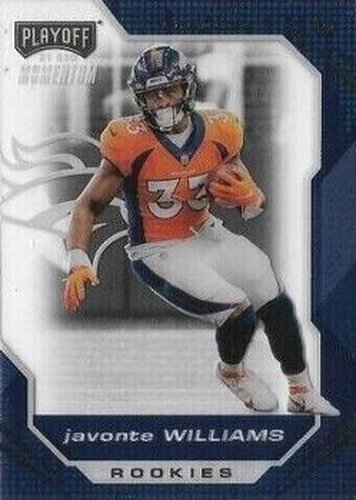 #PMR-14 Javonte Williams - Denver Broncos - 2021 Panini Chronicles - Playoff Momentum Rookies Football