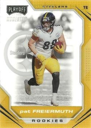 #PMR-16 Pat Freiermuth - Pittsburgh Steelers - 2021 Panini Chronicles - Playoff Momentum Rookies Football