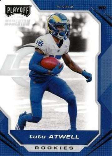 #PMR-18 Tutu Atwell - Los Angeles Rams - 2021 Panini Chronicles - Playoff Momentum Rookies Football