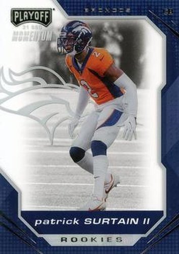 #PMR-34 Patrick Surtain II - Denver Broncos - 2021 Panini Chronicles - Playoff Momentum Rookies Football