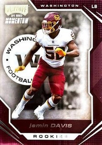 #PMR-39 Jamin Davis - Washington Football Team - 2021 Panini Chronicles - Playoff Momentum Rookies Football