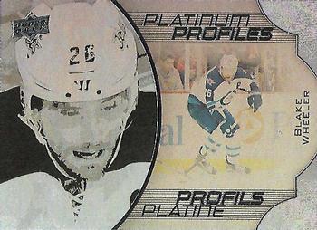 #PP-12 Blake Wheeler - Winnipeg Jets - 2016-17 Upper Deck Tim Hortons - Platinum Profiles Hockey