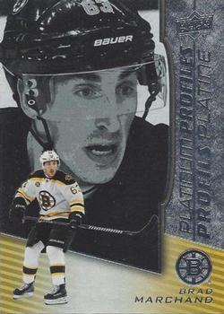 #PP-4 Brad Marchand - Boston Bruins - 2017-18 Upper Deck Tim Hortons - Platinum Profiles Hockey