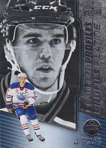 #PP-9 Connor McDavid - Edmonton Oilers - 2017-18 Upper Deck Tim Hortons - Platinum Profiles Hockey