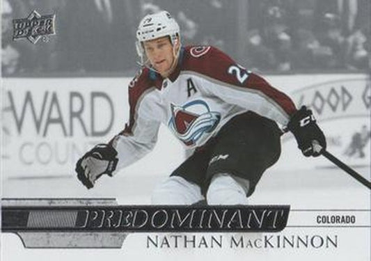 #PR-17 Nathan MacKinnon - Colorado Avalanche - 2020-21 Upper Deck - Predominant Hockey
