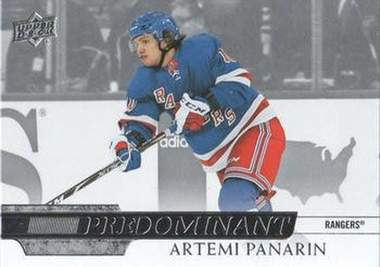 #PR-18 Artemi Panarin - New York Rangers - 2020-21 Upper Deck - Predominant Hockey
