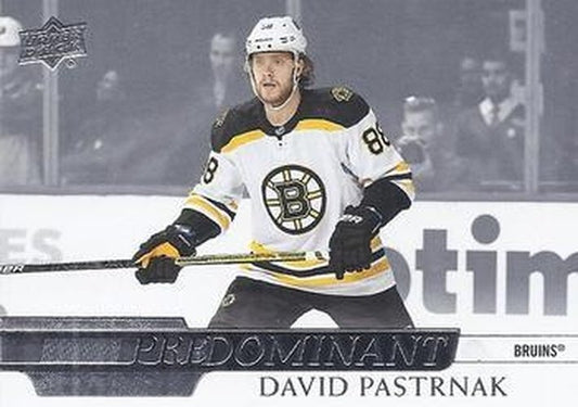 #PR-1 David Pastrnak - Boston Bruins - 2020-21 Upper Deck - Predominant Hockey