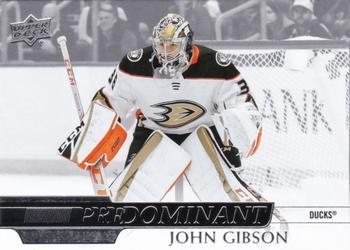 #PR-21 John Gibson - Anaheim Ducks - 2020-21 Upper Deck - Predominant Hockey