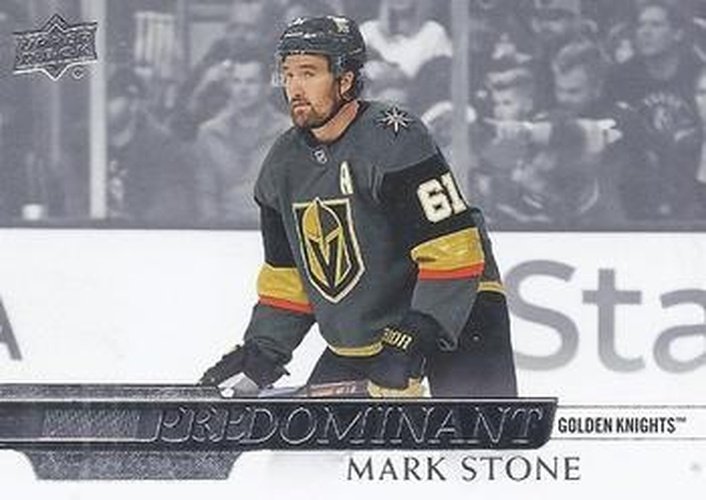 #PR-25 Mark Stone - Vegas Golden Knights - 2020-21 Upper Deck - Predominant Hockey