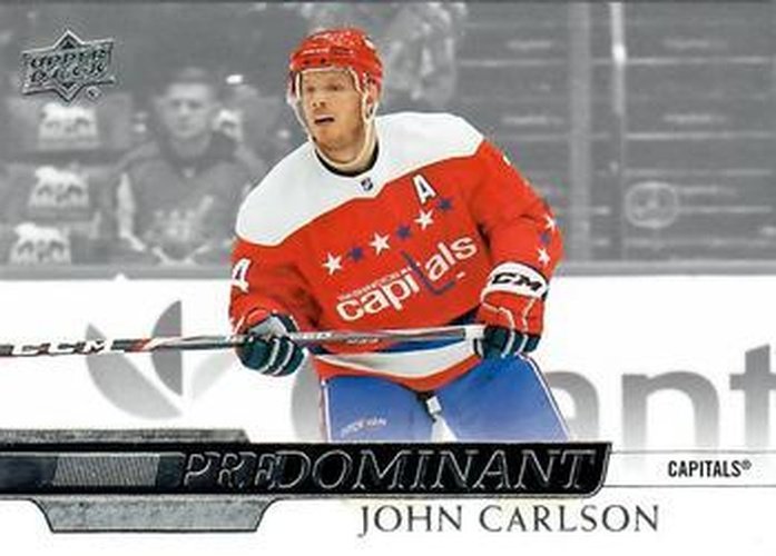 #PR-33 John Carlson - Washington Capitals - 2020-21 Upper Deck - Predominant Hockey
